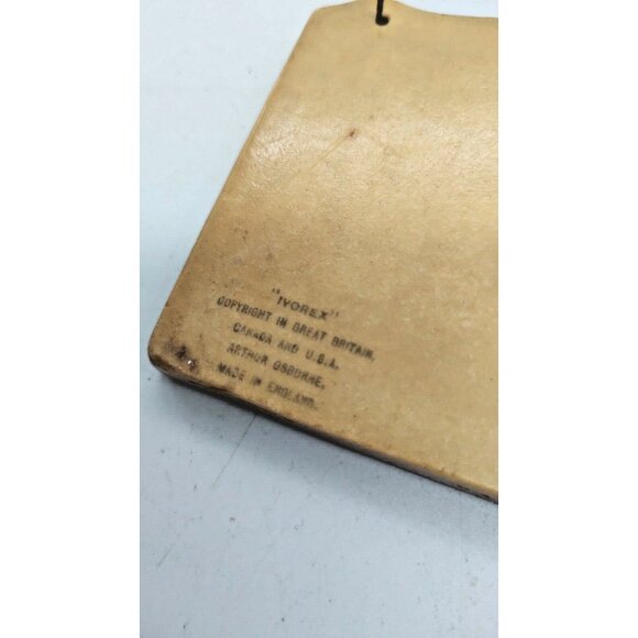 Vintage Arthur Osborne Ivorex 3D Wall Hanging Westminster Abbey 1930's - 4 1/2" - Picture 5 of 9